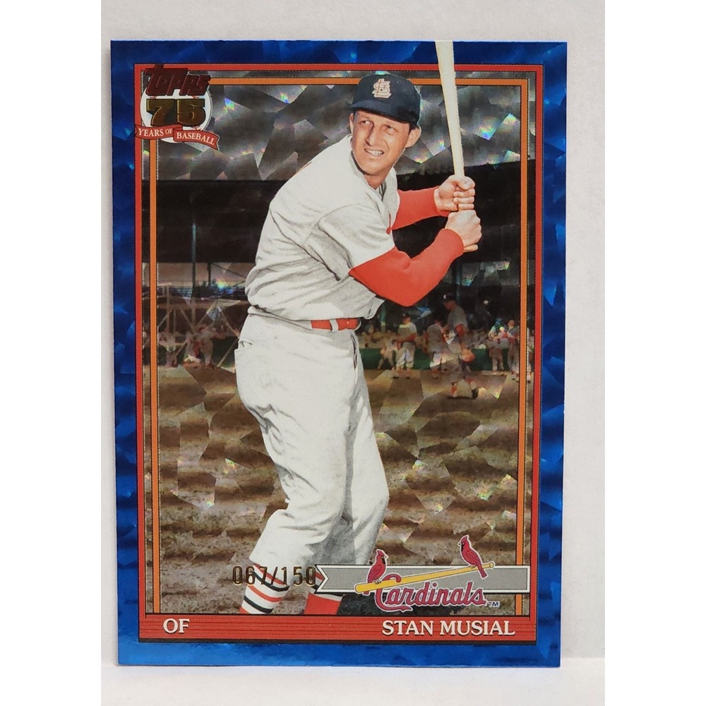 2026 Topps Series 2 Baseball Stan Musial #91B2-34 Blue Cracked Ice 67/150